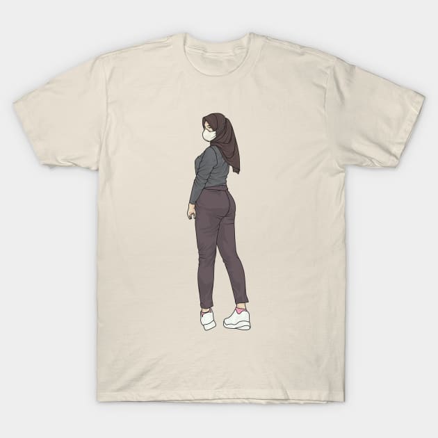 Sport Girl T-Shirt by crissbahari